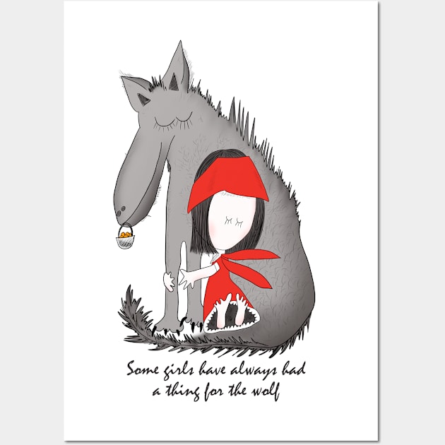 Little Red Riding Hood Wall Art by Smoky Lemon